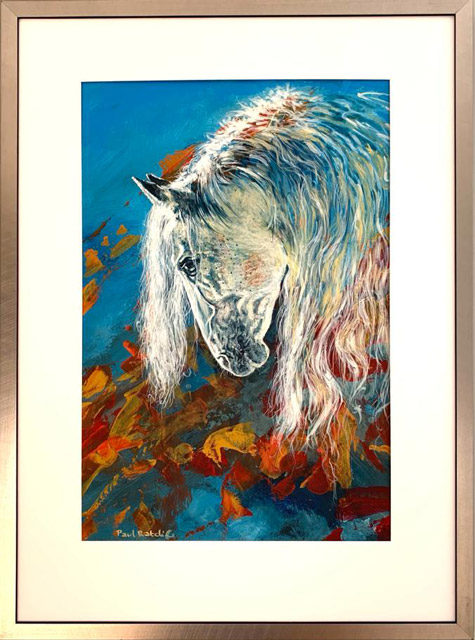 paulratcliffeoriginalart.co.uk Abstract horse painting