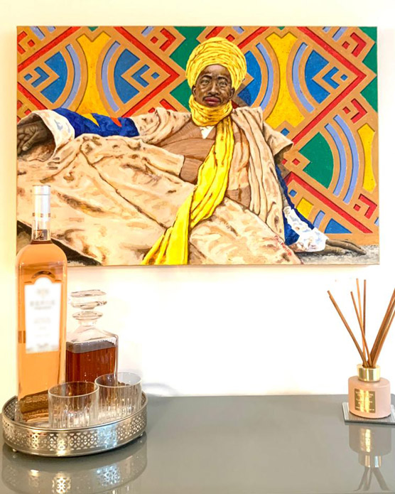 paulratcliffeoriginalart.co.uk Emirs Servant painting